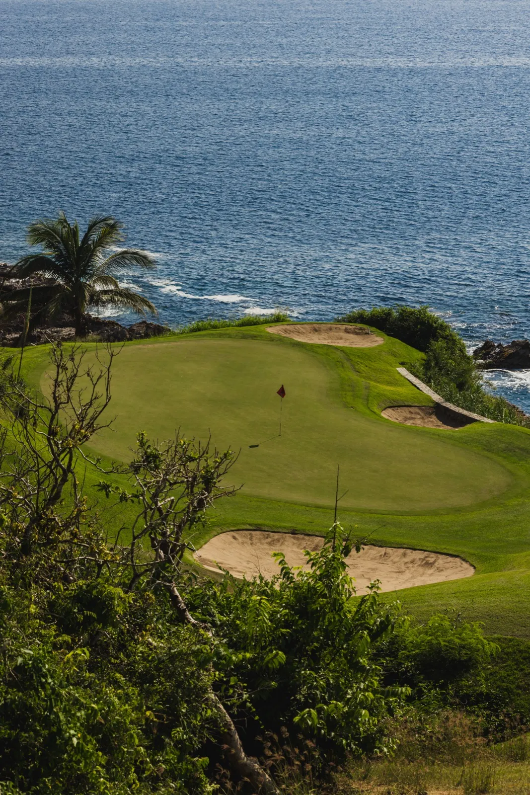 Tamarindo golf course above the Pacific