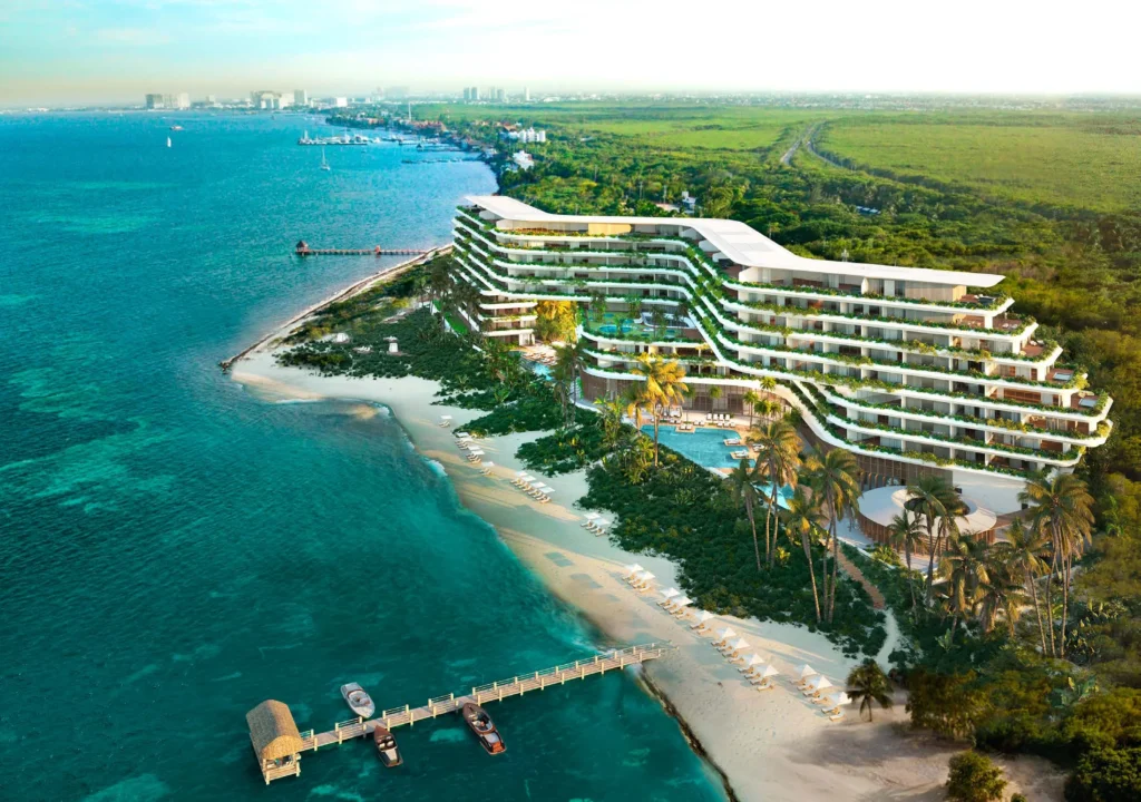 Aerial view of SHA Residences Mexico