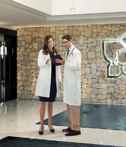 SHA medical professionals in the clinic