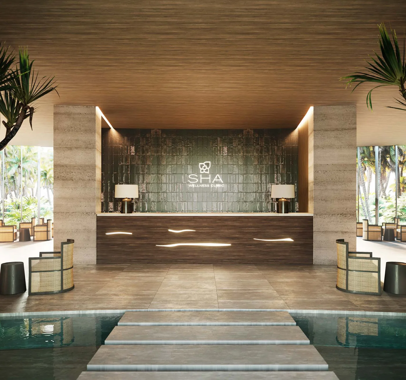 SHA Wellness Clinic arrival lobby